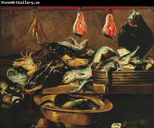 Frans Snyders Fish stall